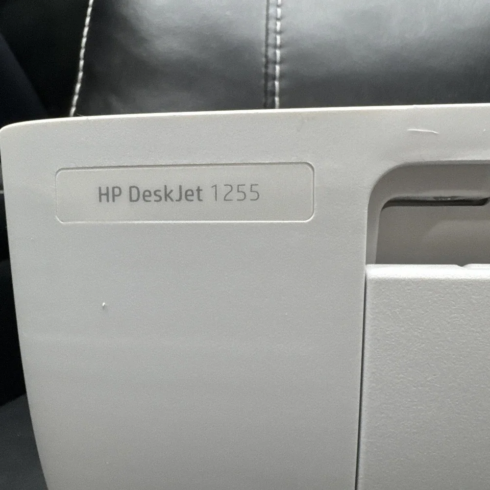 HP Deskjet 1255 Color Printer with Power Cord Untested